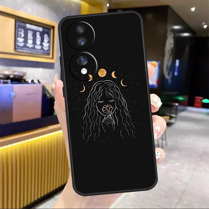 

Crescent Moon Tarot Stars Sun For Honor Magic 7 Lite 5 6 8 Pro Case For Honor X9c X9a X9b X8a X8b X8c 200 400 50 70 90 Honor 400 Lite