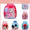 Colorful Cartoon Eggshell Backpack For Little Girls Pvc Material
