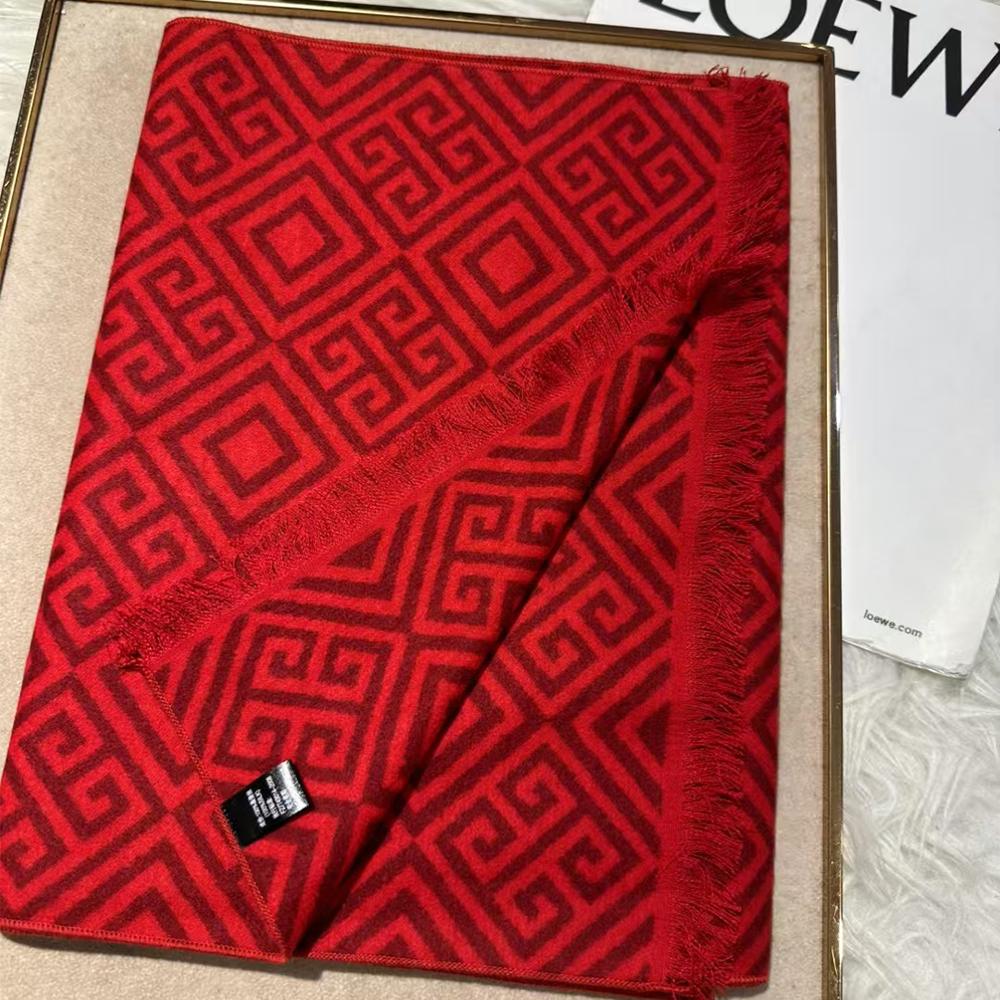 [BYSIFA] Winter Men Warm Scarves Thicken China Red 100% Silk Male Business Long Scarf Cravat New Year Gift Neck Scarf 165*24cm
