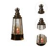 Christmas Snow Globe Lantern Christmas Figurine Music Box Singing Decorative