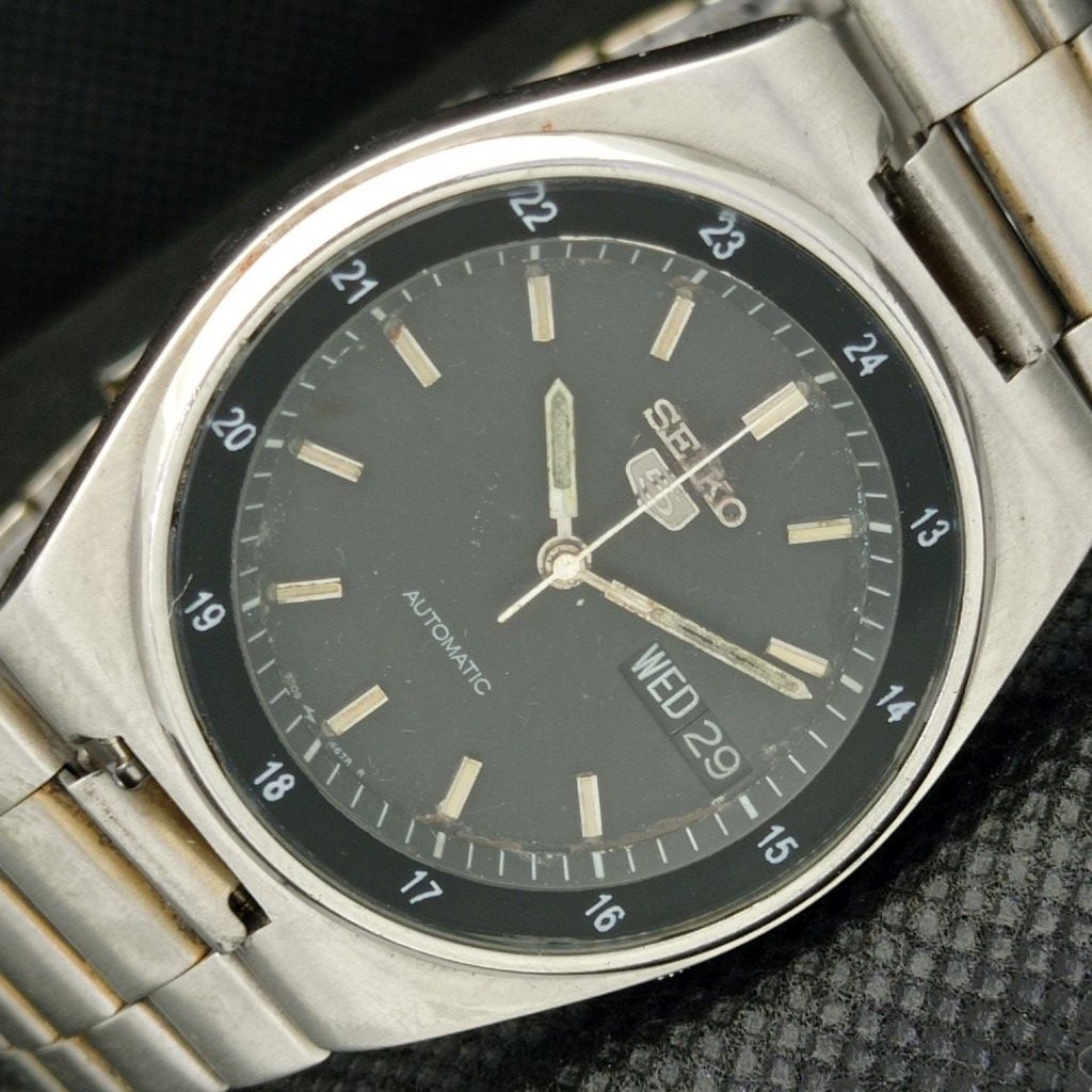 

Б/У винтажные мужские часы SEIKO 5 AUTO 7S26A из Японии с оригинальным циферблатом 597-a312930-9 SKU597-a312930