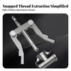 Broken Pipe Thread Extractor Tool Serrated Internal Wrench Compact