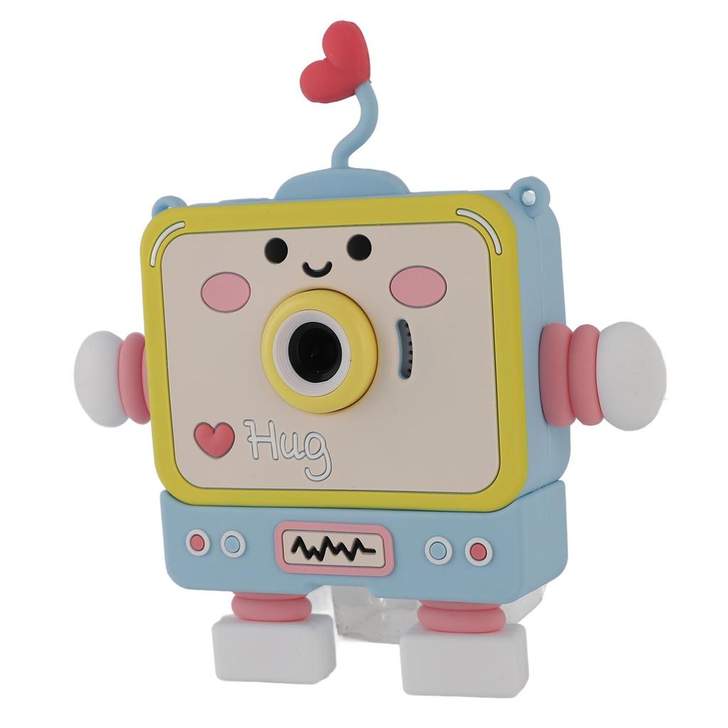 Cute Digital Camera 48MP 1080P HD Rain Proof Cartoon Compact Video Camera with 2 Inch TFT Screen for 3 To 12 Year Old Toddlers Birthday Gift