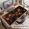 City Cyberpunk Theme Customized Mouse Pad Personalized Print Name Text Desk Mat For Home Office Table Decor