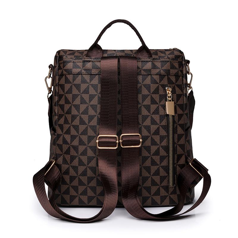 Printed backpack women's large-capacity new European and American trend backpack mother bag leisure travel bag tide