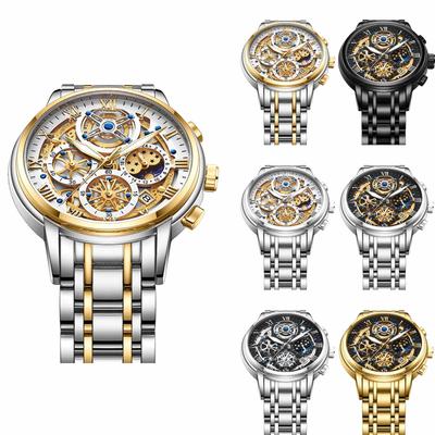 Men's Waterproof Luminous Running Alarm Clock Watch