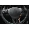 For VW Tiguan 2010-2016 Carbon Fiber ABS Steering Wheel Button Frame Cover Trim
