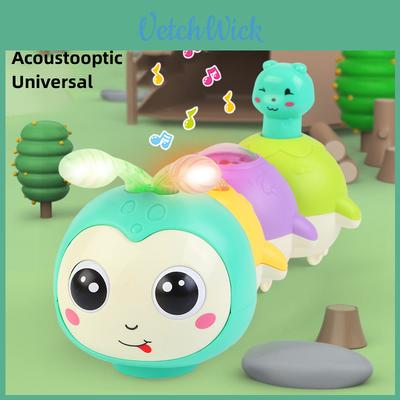 Cartoon Animal Electric Magnetic Swinging Music Light Caterpillar Toy