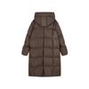 Less 2024 Women's Hooded Loose-Fit Goose Down Jacket