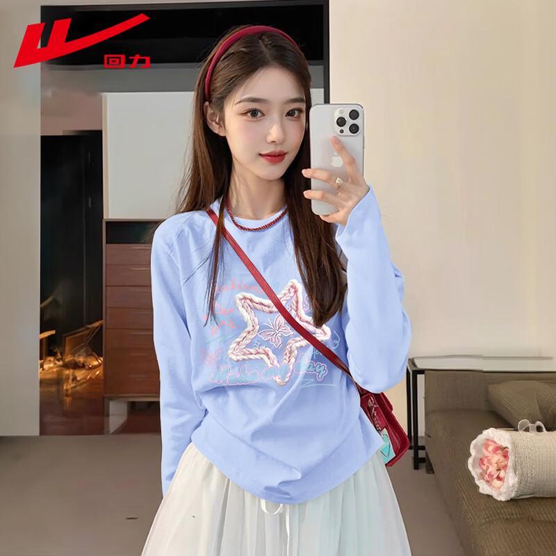 Warrior Women s 2026 Spring/Autumn Long Sleeve Pure Cotton Graphic Tee XL