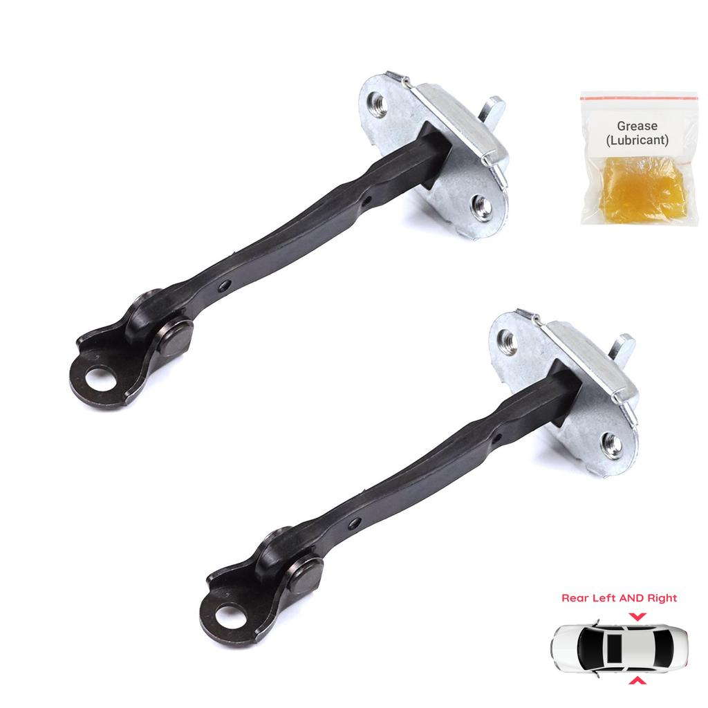 BDP1371-1 2 Pieces Rear Door Stop Check Assy Limiter Strap for Toyota Yaris Vitz MK3 P13 2015-2020 Vios P15 Verso S P12 Facelift 686300D230