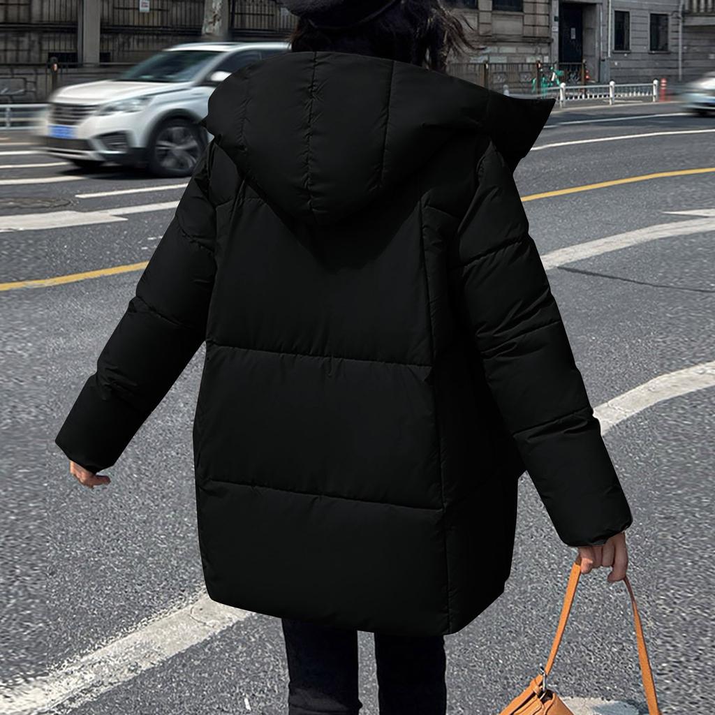 Women's Winter Coat Warm Jacket With Hooded Women Thicken Lightweight Coats Ladies Outerwear