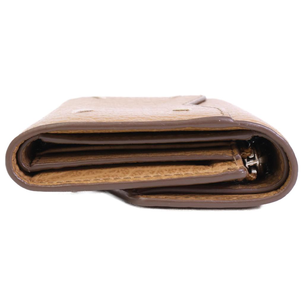 Maison Margiela [Good Condition] 11 S56UI0136 P0399 T2281 4 Stitches Tri-fold wallet (with Coin Pocket) beigeUsed