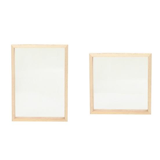 Picture Frame Burr-free Handcraft Transparent Decorative DIY Rounded Edges Kindergarten Children Craft Painting Frame Studio Supply