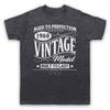 1960 Vintage Model Born In Birth Year Date Funny Age Mens And Womens T-Shirt
