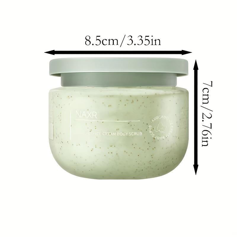 Avocado Scrub, Body Scrub, Ice Cream Scrub, Exfoliating, Deep Cleansing