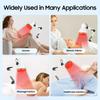 150W Infrared Heat Lamp Therapy Light - 360° Adjustable Clamp E27 Bulb for Muscle Pain Relief Home Physical Therapy