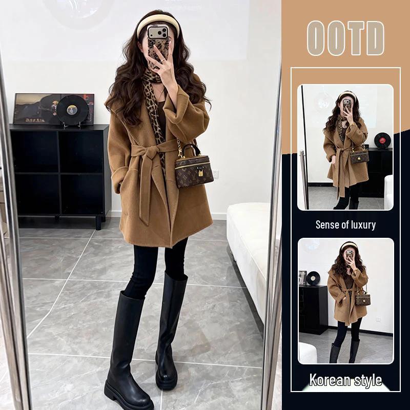 

2025 Autumn/Winter Stylish Loose Wool Cardigan - Unique Hong Kong Chic S [80-95 lbs]