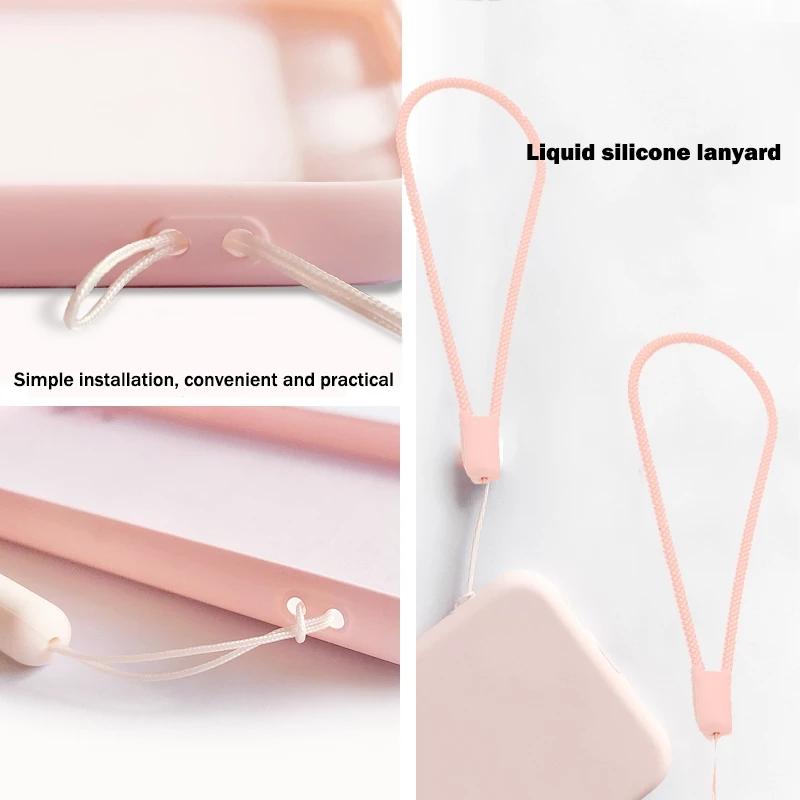 For iPhone 17 Pro Max Luxury Ring Holder Magnetic Liquid Silicone Frame Phone Cover For iPhone Air 16 15 14 13 12 11 Strap Case