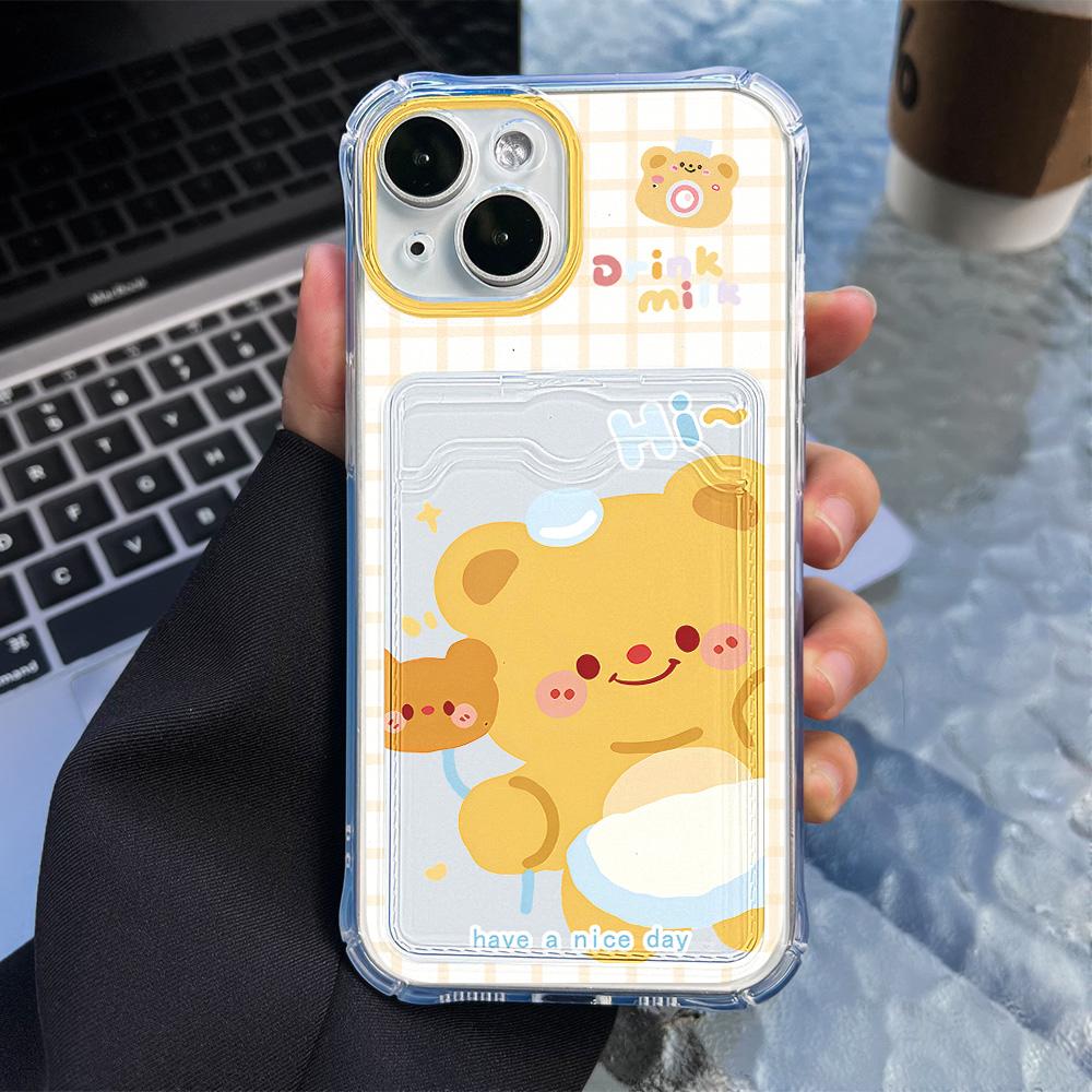 Card Phone Case for iPhone 17 16 15 Pro Max 17 16 15 Pro for Samsung S25 S24 S23 S22 Ultra S21 S20 FE A05s A25 A35 A55 for Xiaomi Redmi Note 12 Case