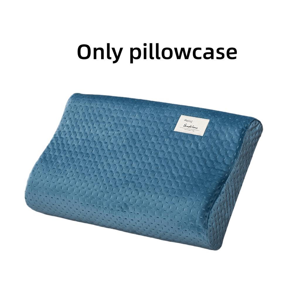High-Grade 50*30cm Cotton Pillowcase Soft Pure Color Pillow Protector Cover Memory Foam Pillowslip Home Bedding Set