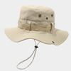 Wide Brim Fisherman Hat For Men Women Sun Protection Breathable Outdoor Summer Accessory
