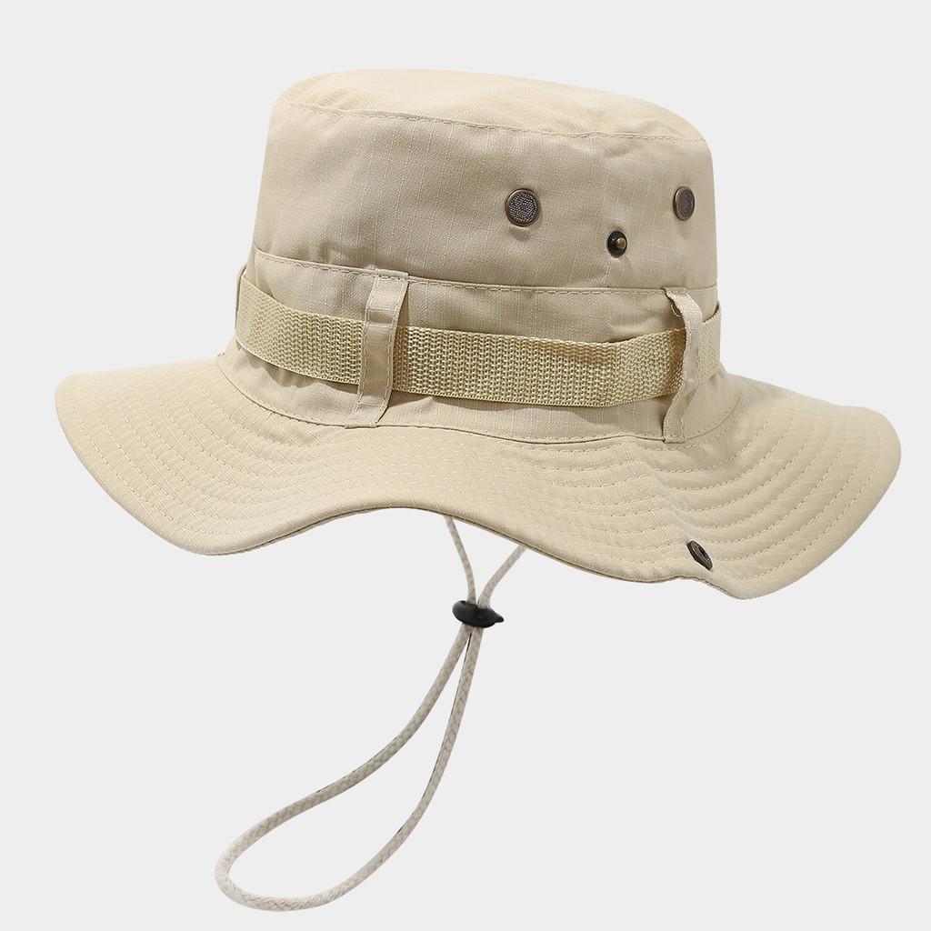 Wide Brim Fisherman Hat For Men Women Sun Protection Breathable Outdoor Summer Accessory