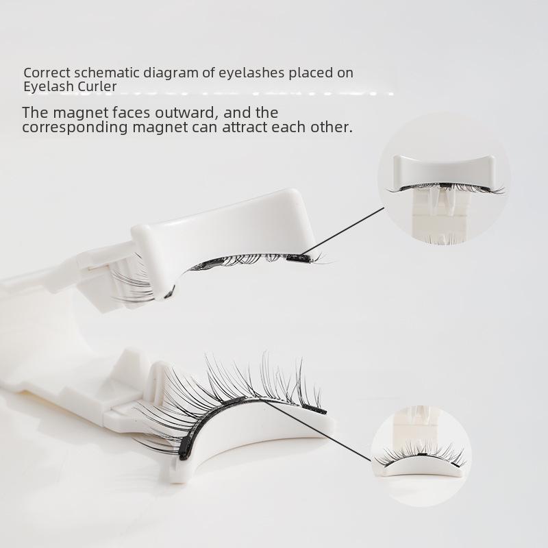 New Sunflower Magnetic False Eyelashes Set - Natural, Thick, Imitation Mink Hair