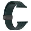 Apple Watch SE Silikon Magnetarmband - Einfarbiges Faltverschluss-Armband