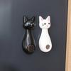 Magnetic Hooks Cartoon Cat Shaped Wall Mount Strong Magnet Holder Hook for Remote Control Storage Holder Home Organizer Hooks