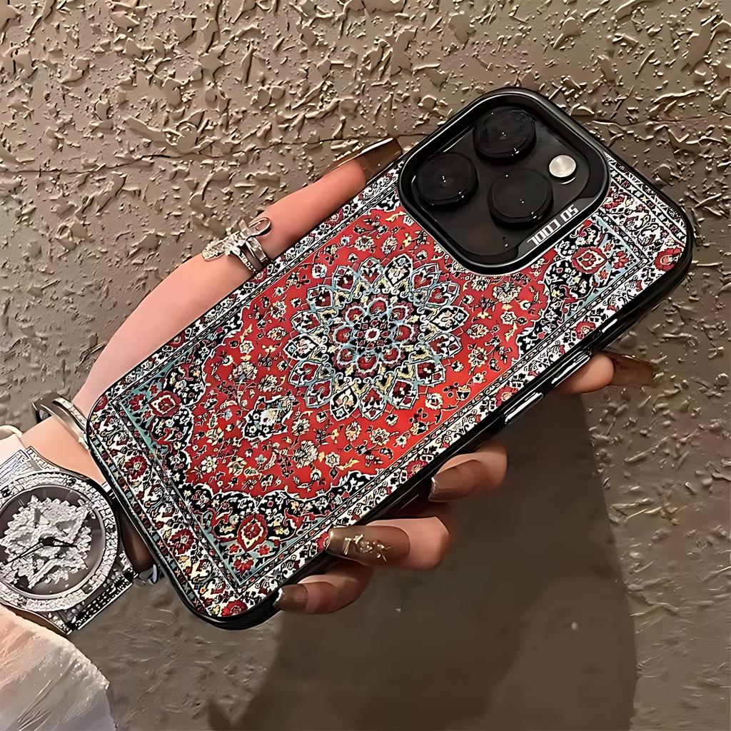 Persian Carpet Style Popular Phone Case for Xiaomi Redmi Note 8 9 9S 10 11 12 13 14 15 Pro Plus 4G 5G Anti Fall Matte Back Cover
