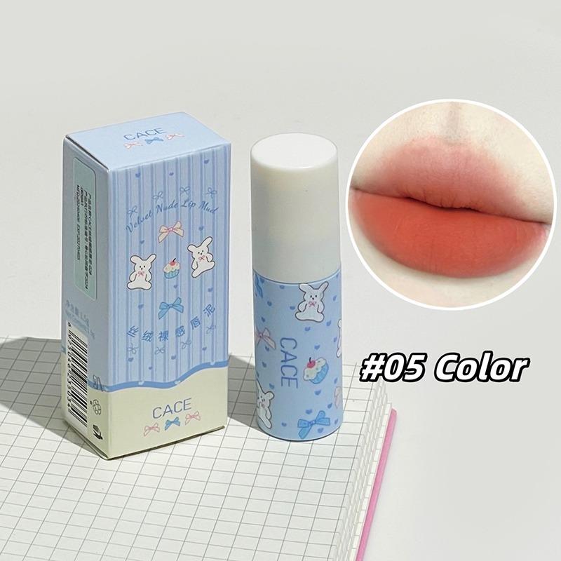 Little Bunny Lip Mud Set Velvet Nude Matte Texture Silky Lipstick Makeup