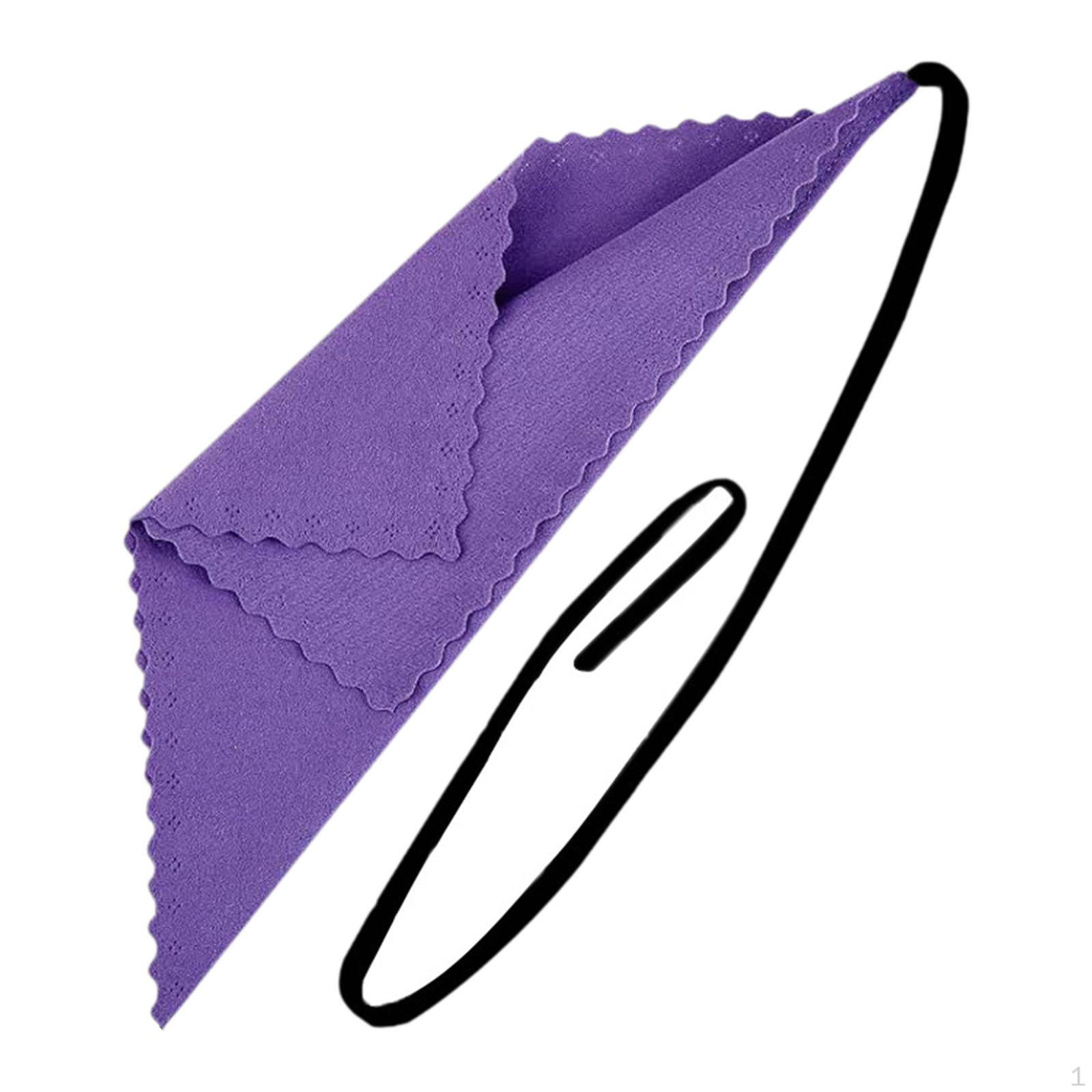 

Салфетка для ухода за кларнетом Легкий аксессуар для музыкальных инструментов 25x25см фиолетовый