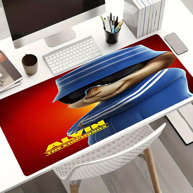 Alvin and the Chipmunks Theme Mouse Pad, Non Slip Rubber Base, Multifunctional Office & Home Decor, Perfect for Workspace Personalization.