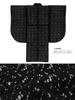 [SOUBIEN] Soubien Hakama 4-Piece Set (Nishaku-sode KimonoHakamaNagajubanObi) Women's Graduation Ceremony Lace L 2 shaku 5 sun (95 cm) Black x Black