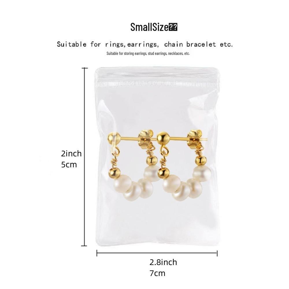 Clear PVC Jewelry Storage Bag - Anti-Oxidation Dustproof