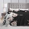 Soft BlanketChild Picnic My Chemical Romance Band Throw Blanket  Flannel Bedspread For Living Room Street Trend Sofa Bed Cover