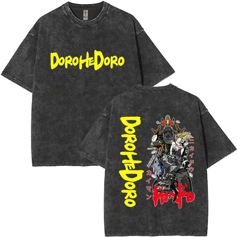 Anime Dorohedoro Kaiman Graphic Print TShirt Men Women Cotton Gothic Streetwear Hip Hop Fashion Summer Casual Oversized New Tee