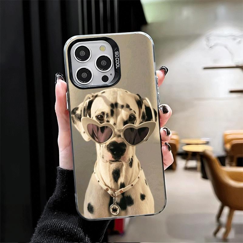 Dalmatian Cute Dog Soft Phone Case for iPhone 15 16 17 Pro Max 17Air 16E 14 Plus 13 12 Mini Shockproof Cover Back Shell
