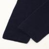 TOYOBOSHI MASE Navy 11IT-PC2012 Cashmere 100 Knit Tops 1 NavyUsed