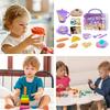 Tea Time Playset Kids Pretend Cooking Toy Afternoon Tea Toy Set  Interactive Kitchen Toy