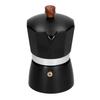 Aluminum Alloy Moka Pot Portable Coffee Pot with Heat Insulation Handle for Home Office