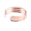 Rose Gold Adjustable Fatigue Joint Soreness Relief Ring Metal Adjustable Magnetic Healing Ring