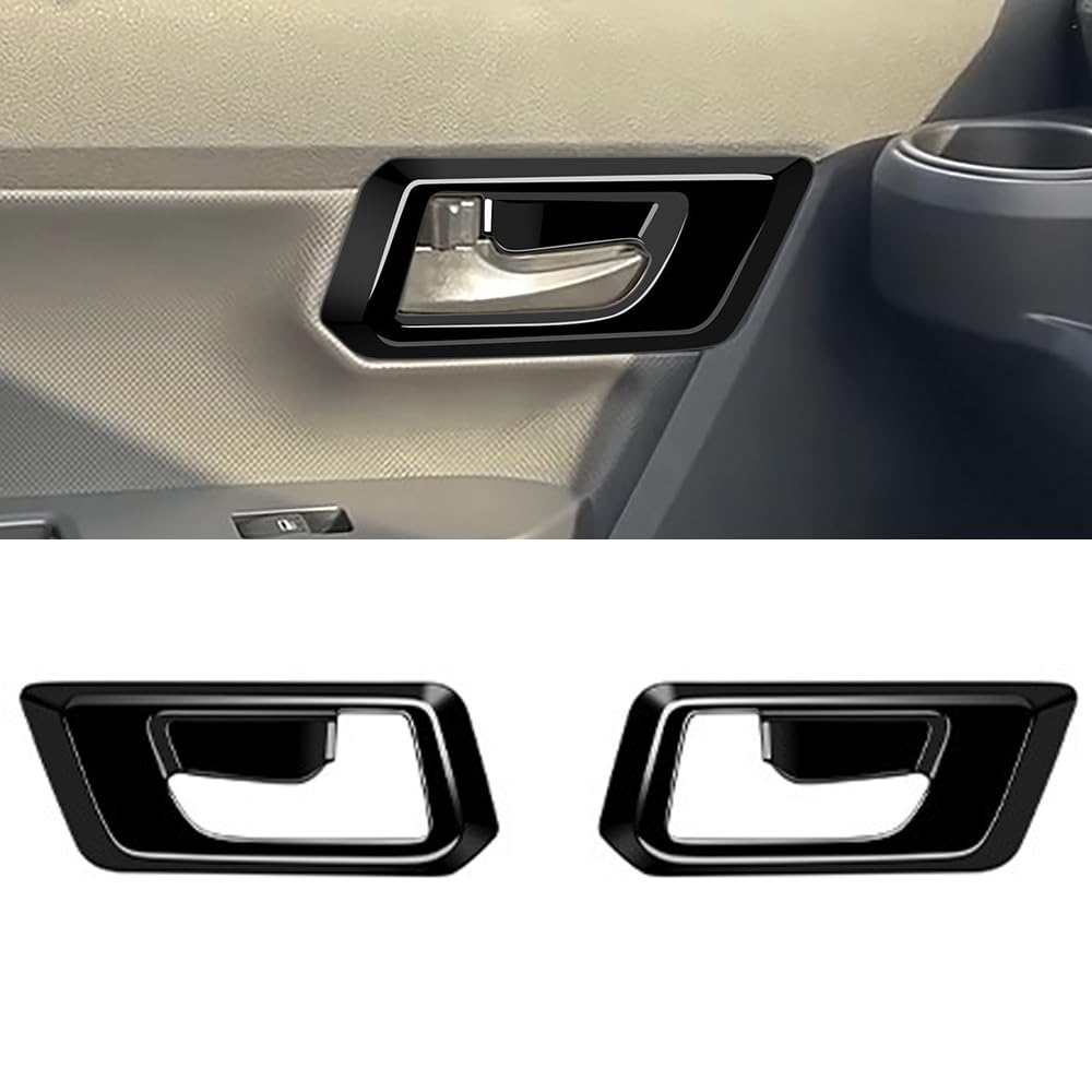 Daihatsu Mira e:S LA350S LA360S Inner Door Handle Cover Inner Handle Panel Interior Panel Custom Interior Parts Accessories Piano Black