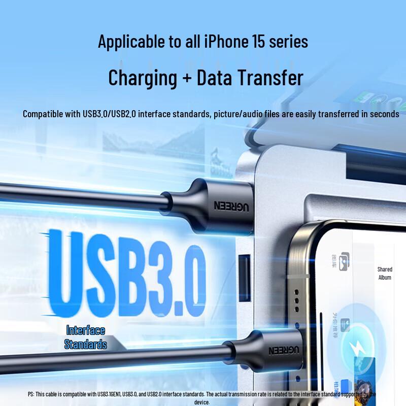UGREEN USB 3.0 Type-C Fast Charging Data Cable
