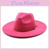Knot Embroidered Wool Felt Hat With Wide Brim For Winter Fashion Lovers