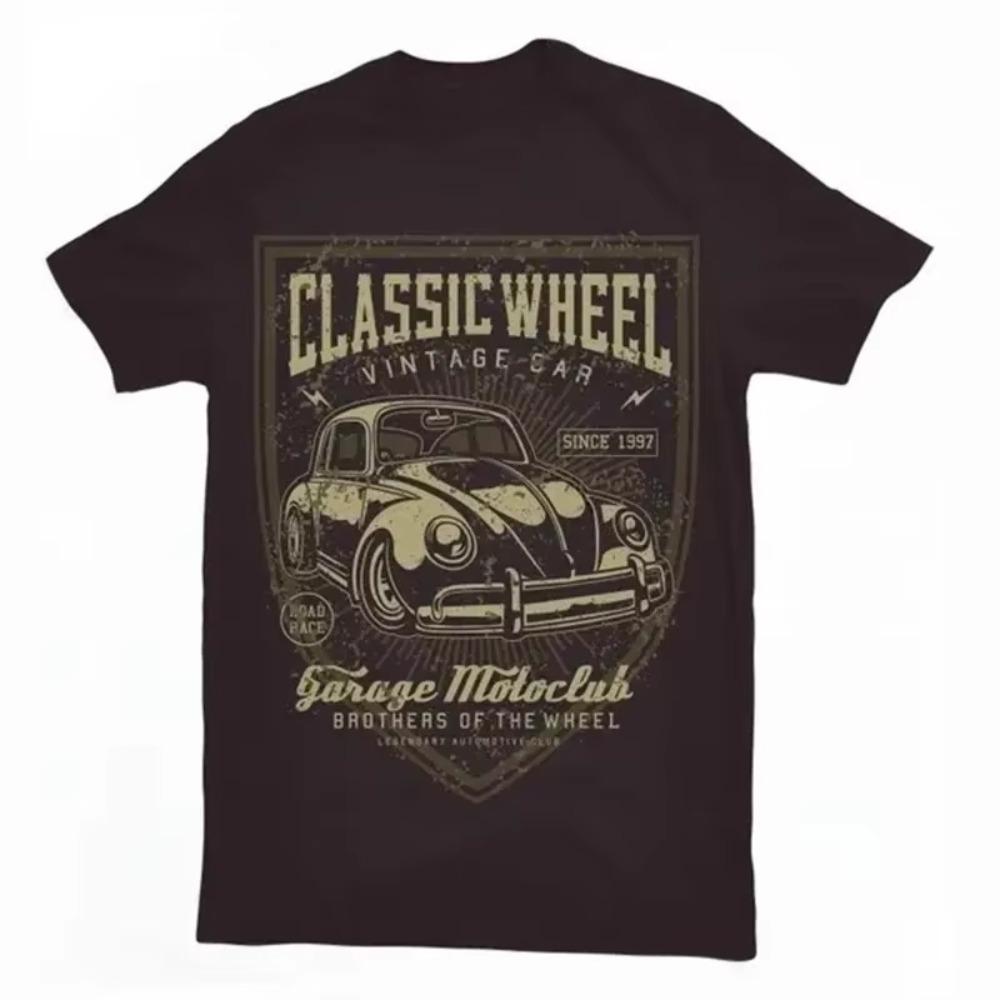 Motorcycle 3d Printed Santa Claus Christmas T-shirt Harajuku Tops Casual vintage Men's T-shirt Plus size Street Clothing