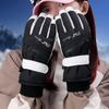 Thicken Ski Gloves Full Finger Motorcycle Gloves Windproof Winter Warm Gloves  Women