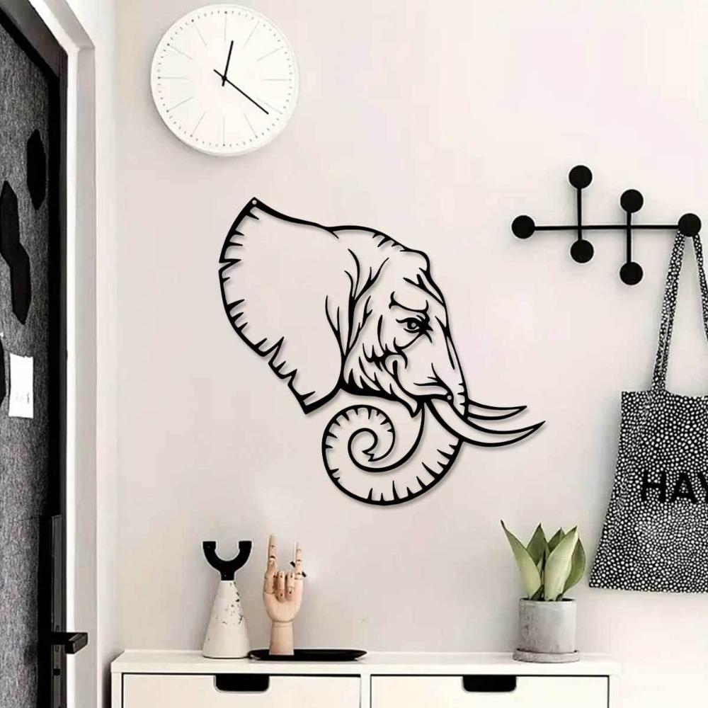 Metal Sculptures Indoor Outdoor Wall Decor Living Room Office Cottage Patio Balcony Home Embellishment
