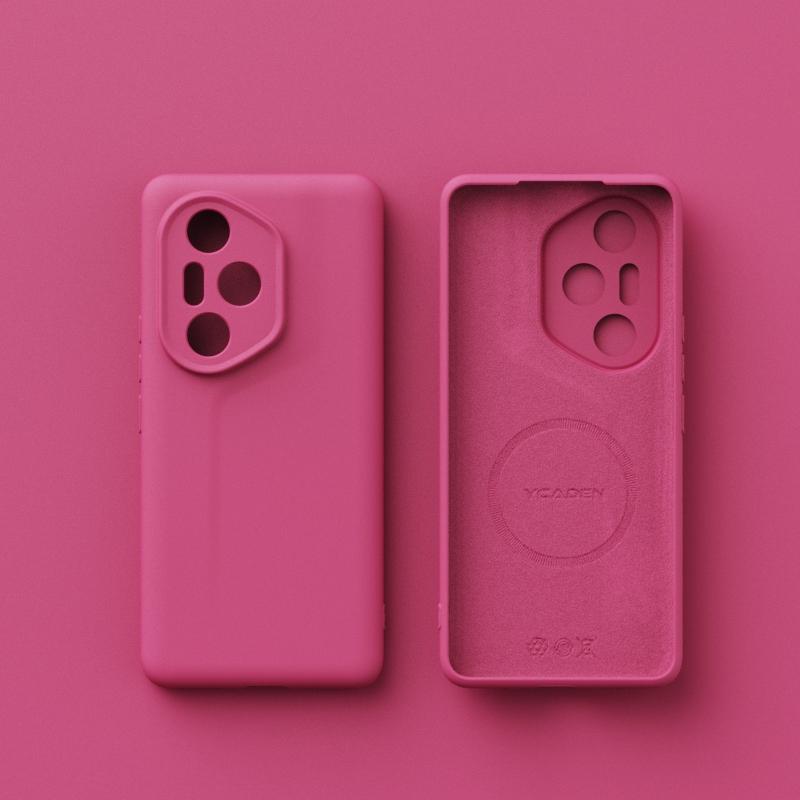 For Wireless Charge Magsafe Soft Liquid Silicone Phone Case For Huawei Honor 300 200 Pro 90 70 50 Magnetic Slim Protection Cover